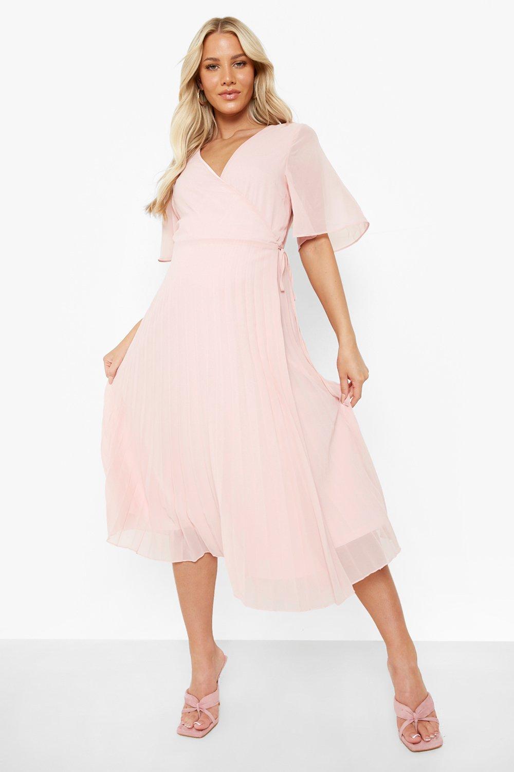 Boohoo baby shop pink dress